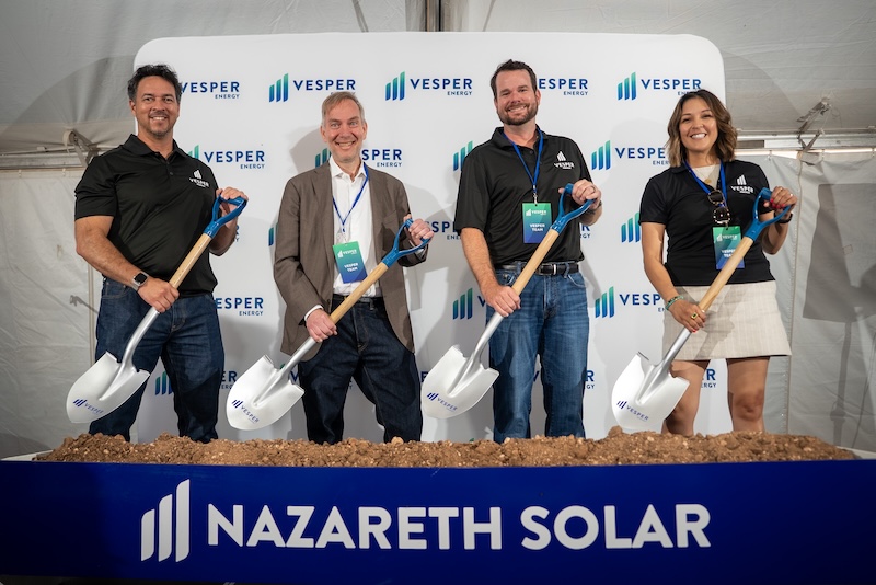 Vesper Energy Breaks Ground on Nazareth Solar, Adding 201 MW to Its Growing Operating Portfolio